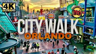 Exploring Universal City Walk Orlando Florida [4K] 🇺🇸