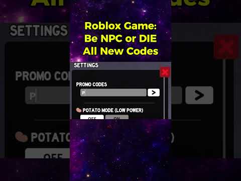 Roblox Be NPC or DIE Codes 2024