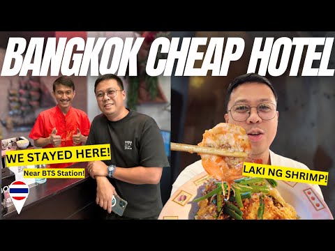 Cheap Hotel in BANGKOK THAILAND ! TRAVEL VLOG 2024 Hotel Recommendation Near BTS Pad Thai Experience