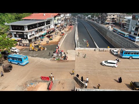 NH66 KASARAGOD /ഹോസ്സംഗടി  ഓവർപാസ് സർവീസ് റോഡ് പണി അവസാന ഘട്ടത്തിൽ