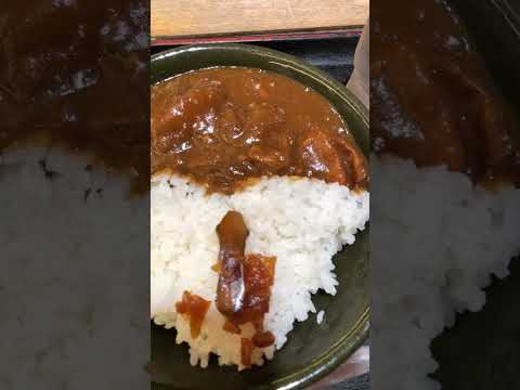 北欧サウナの半カレーライス　#カプセルホテル  #カレー #サ飯 #北欧 #上野グルメ