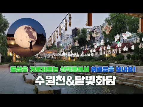 도심 속 휴식처 [수원시 수원천&달빛화담]