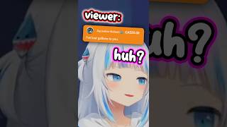 Gura Receives a Strange Superchat from a Viewer #hololiveenglish #hololive #vtuber