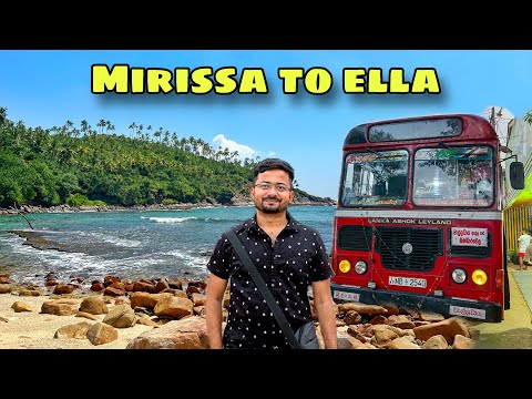 Sri Lanka Bus Journey 😱 Mirissa to Ella | শ্রীলঙ্কা  ভ্রমণ Sri Lanka Tour 2024 | India to Sri Lanka