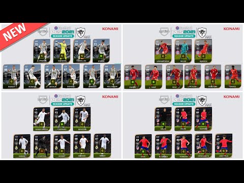 NEXT CLUB SELECTION JUVENTUS × REAL MDRID× BAYERN MUNCH & ATLETICO MADRID MAX RATINGS | PES 21MOBILE