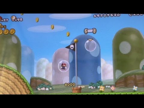 懐かしの有名バグやってみました9 シャボン玉ゴール NEW SUPER MARIO BROS Wii