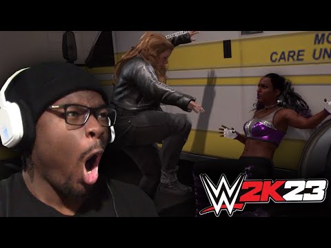 BACKSTAGE BRAWL GETS DEADLY!!!! | WWE 2K23 MY RISE LEGACY EP. 11