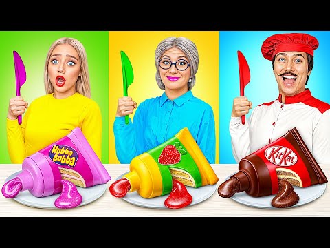 Me vs Grandma Cooking Challenge | Kitchen Battle with Secret Gadgets by Multi DO Joy