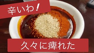 【広島つけ麺制覇】辛さマックス注文したら止められた　広島つけ麺　とし