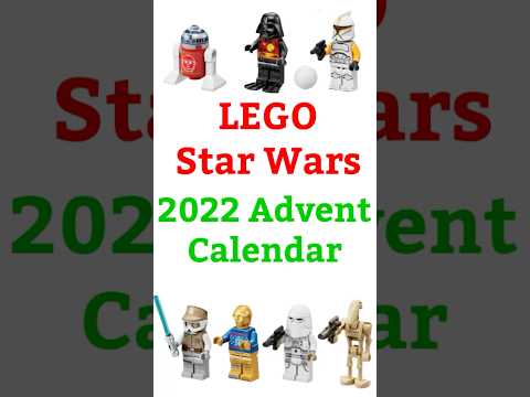 LEGO Star Wars 2022 Advent Calendar (75340) Minifigures Stop Motion Speed Build #starwars