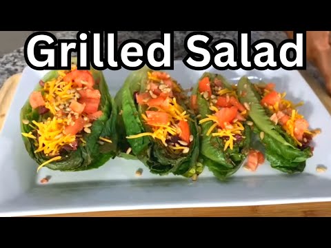 How To Make A Delicious Grilled Salad | With Homemade Dressing