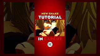 New shake tutorial in capcut🔥//#capcuttutorial #animeedit #newshakeeffect #capcut