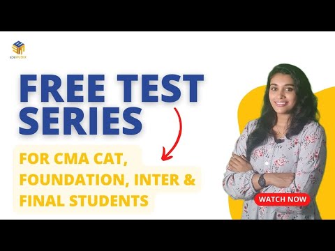 CMA CAT| CMA Foundation | CMA Inter | CMA Final | Free Test Series