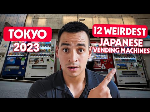 Tokyo Tours 2023: 12 WEIRDEST Vending Machines In TOKYO 2023!