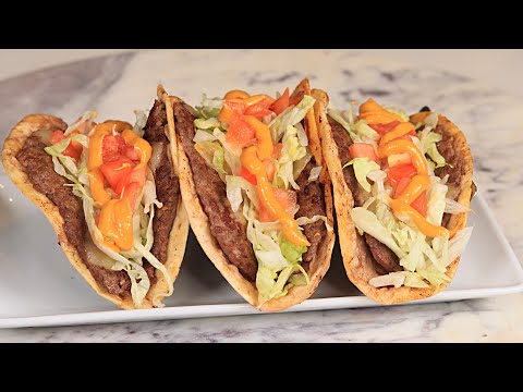 MAKING VIRAL TIKTOK SMASH BURGER TACOS