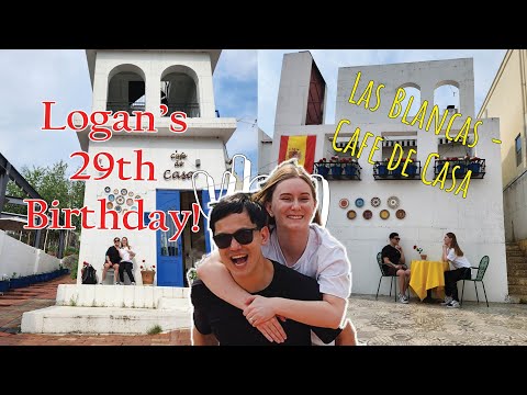 [VLOG] 🇪🇸 Las Blancas & Cafe de Casa for LOGAN'S  BIRTHDAY!!! 스페인 마을 라스블랑카스 #travel #korea #국내여행