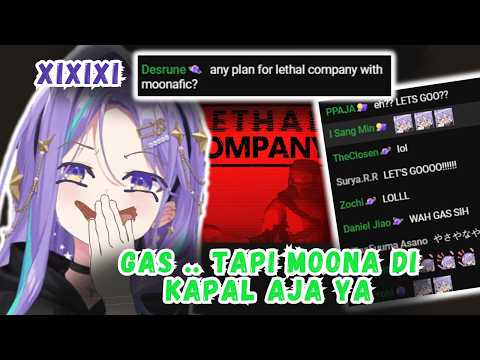 Ketika DEWI BULAN Ketagihan, Ditanya "Plan Main Lethal Company Bareng Monafic".. 【Moona | Clip】