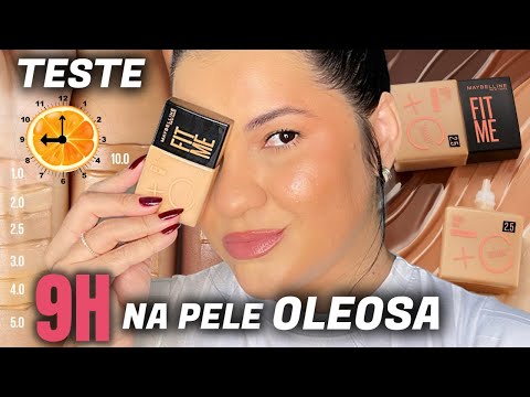 TESTEI 9H - A NOVA BASE MAYBELLINE FIT ME FRESH TINT fps50 Na Pele Oleosa