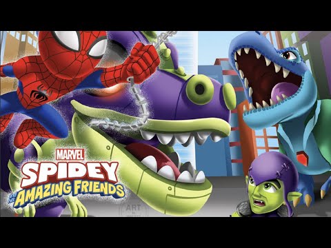 Spidey and His Amazing Friends - Dino Disaster  - Read Aloud Storybook #spidey @disneyjunior‬