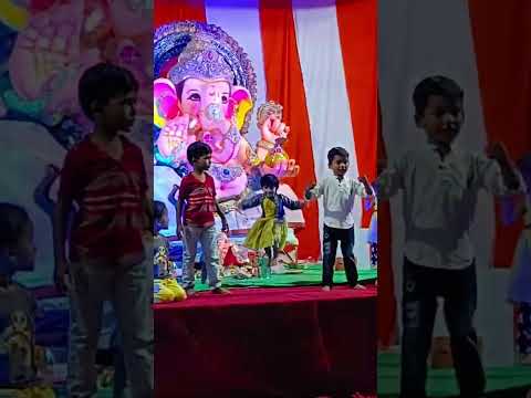 kids dance performance at colony Ganesh 🙏🙏😍😍😍👌👍 #celebration #ganeshchaturthi #vinayakachavithi