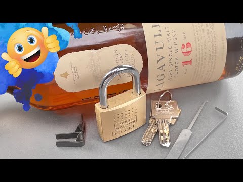 [1530] German Lock, Scotch Whiskey, & American Picks (Burg Wachter 450/40)