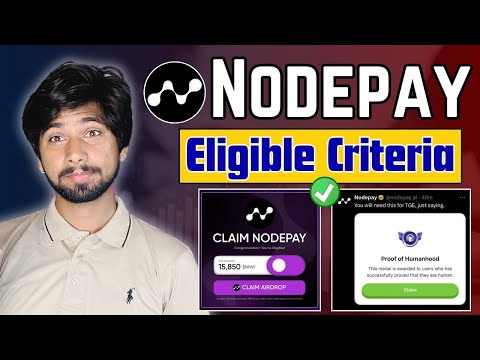 NodePay Airdrop Eligibility | nodepay airdrop withdrawal, Nodepay TGE Human hood