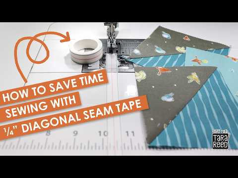 How to Use quarter inch Diagonal Seam Tape