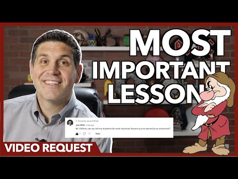 The Most Important Lesson- Video Request #1