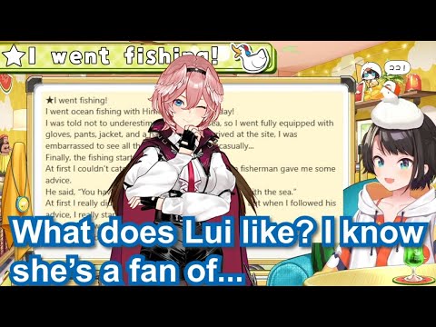 Oozora Subaru wants to give Takane Lui some kind of gift【Eng Sub / hololive】