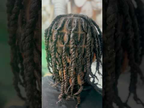 How to:Osama two strand twist ❌ManeKode #hairstyle #naturalhair #shortvideo #shorts #braids #fyp