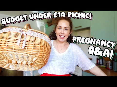 BUDGET SUMMER PICNIC & PREGNANCY Q&A | Aldi Ingredients Budget Picnic For Under £10