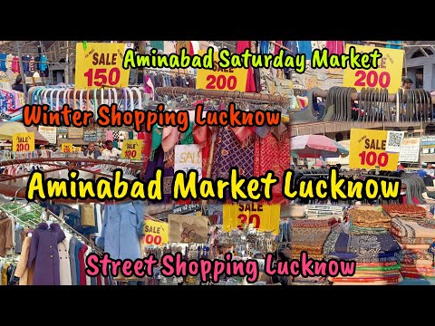 Aminabad Market Lucknow|Saturday Street Market|Winter Shopping|Daily Market Aminabad#shopping#winter