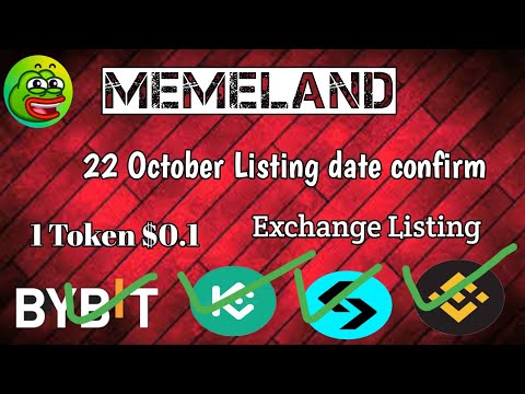 Memeland Airdrop || Listing Date || Memeland Airdrop  || Memeland Airdrop Withdrawal Processing ...