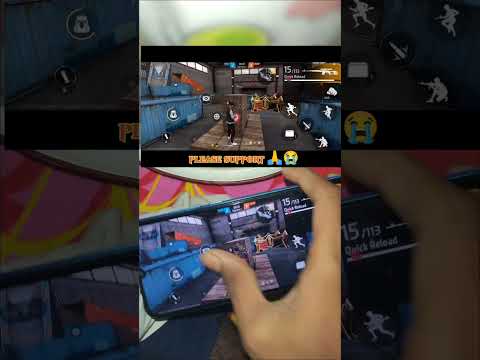 One Hand Gameplay Please Support😭🙏 #freefire #shortsfeed #shorts #gaming #garenafreefire #support