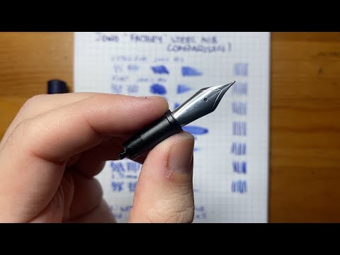 Jowo No. 6 Steel Nib Comparison