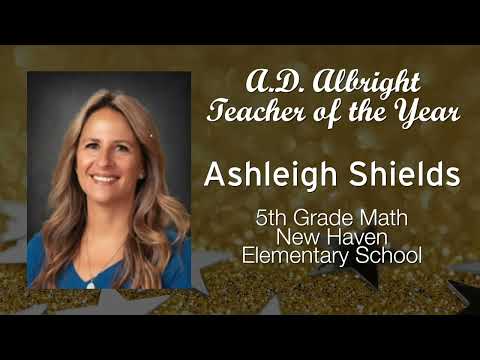 2023 A.D. Albright Teacher of the Year Ashleigh Shields