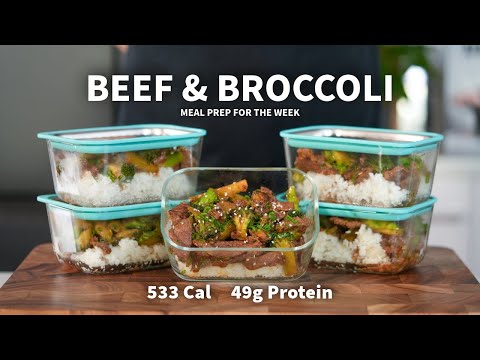 High Protein Meal Prep on a Budget | $5 Per Portion | Beef and Broccoli Stir-Fry