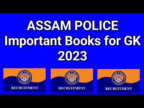 Assam Police AB/UB & Sub Inspector Important GK Books 2023