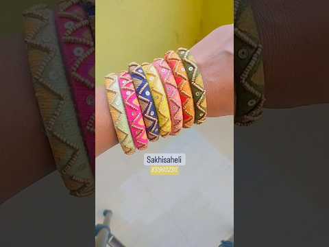 bangles for wedding and navratri #shorts#shortvideo #navratri#handmade#shortfeed#fashion#viralvideo