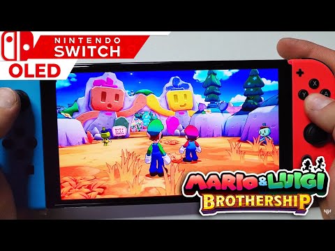 Mario & Luigi Brothership - Nintendo Switch Oled Handheld Gameplay