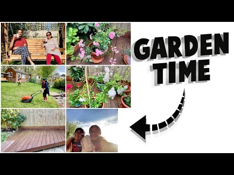 Getting the garden ready for Summer|Decking painting|Rose plants|Telugu Vlogs|Surekha Telugu Vlogs