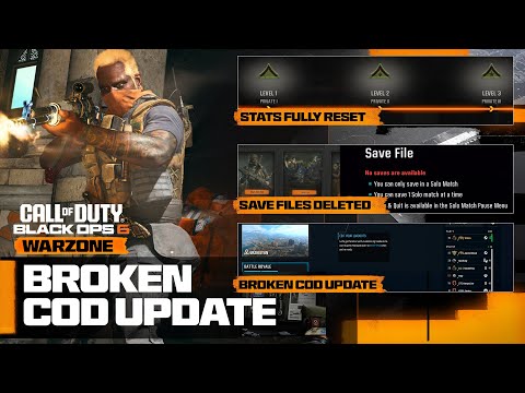 NEW Black Ops 6 Update RESET ACCOUNTS, Progression DELETED, & MORE! (BROKEN COD Update)