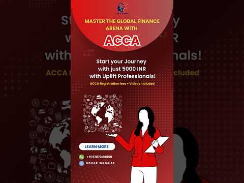 Start your ACCA Journey with @upliftprofessionals at just ₹5,000! Comment “details” to know more!