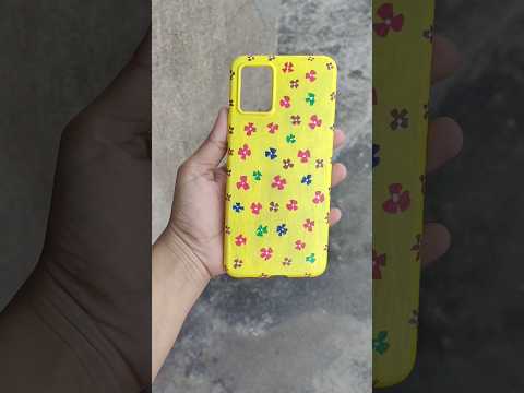 phone এর back cover change না করে আজ paint করে নতুন look দিয়ে দিলাম 😎#shorts #youtube shorts