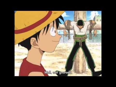 Zoro have more willpower the Luffy