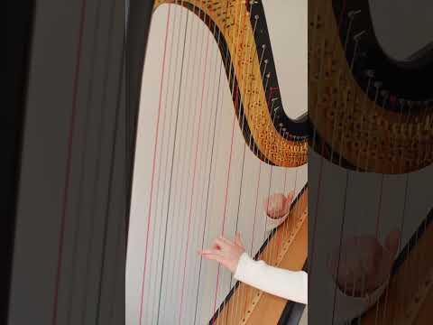 La Vaguelette - Genshin Impact  - Harp Cover 原神劇情曲 輕漣 豎琴 #genshinimpact #anime #music #harp #shorts