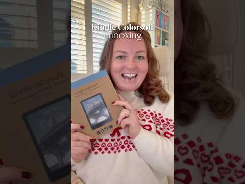 KINDLE COLORSOFT UNBOXING & FIRST IMPRESSIONS! 🙌📚 #Kindle #KindleColorsoft #KindleUnboxing