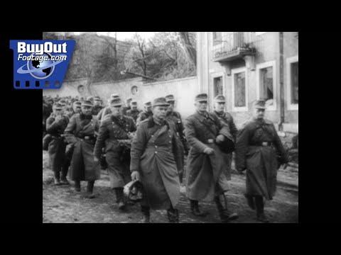 German Forces Surrender at Aachen 1944