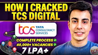 How I Got TCS Digital 7 LPA+ Offer | Full Roadmap | Strategy to Crack TCS NQT