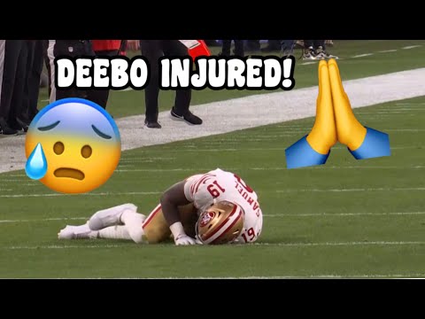 Deebo Samuel INJURY Vs Chiefs 😰🙏 49ers Vs Chiefs 2024 Super Bowl highlights